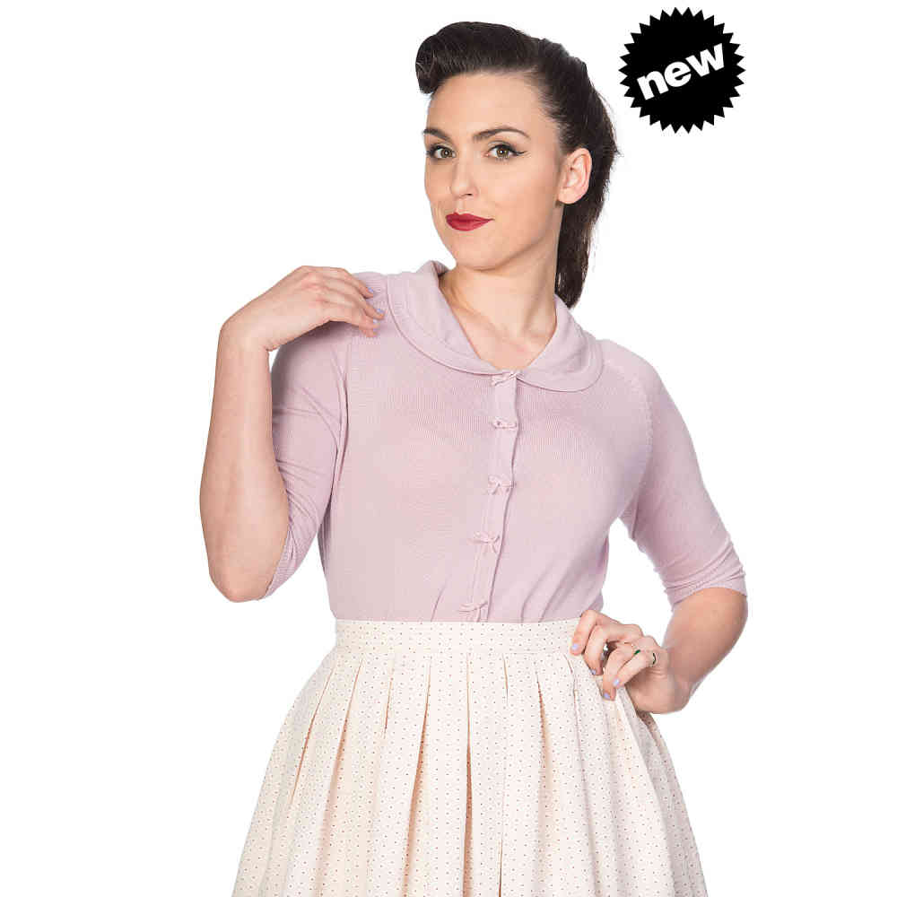 Dancing Days - APRIL Cardigan - Purple